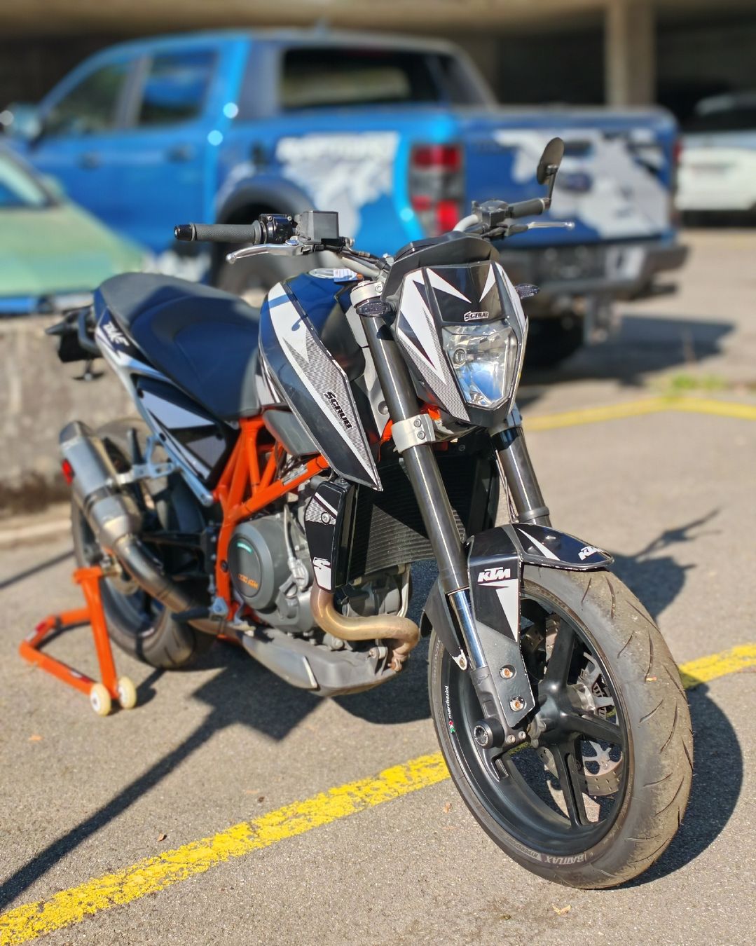 KTM Strada: KTM duke 690 35kw A2 – Usato da Adlikon b. Regensdorf venduto da nem_v2ms 1