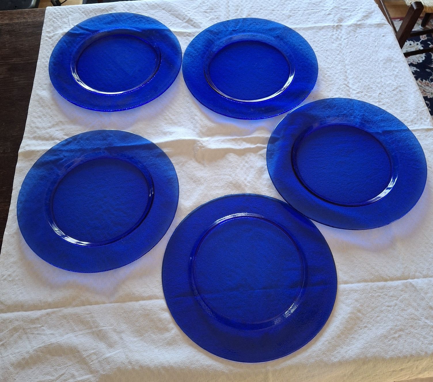 Assiettes: 5 Grosse Glasteller – D'occasion à Môtier (Vully) par Champperbou