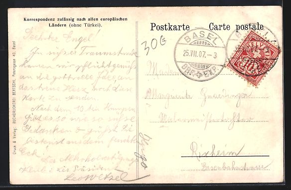 Cartoline postali: St. Margarethen /Basel, Kaffeewirtschaft – Usato da Berlin venduto da bartko-reher 1