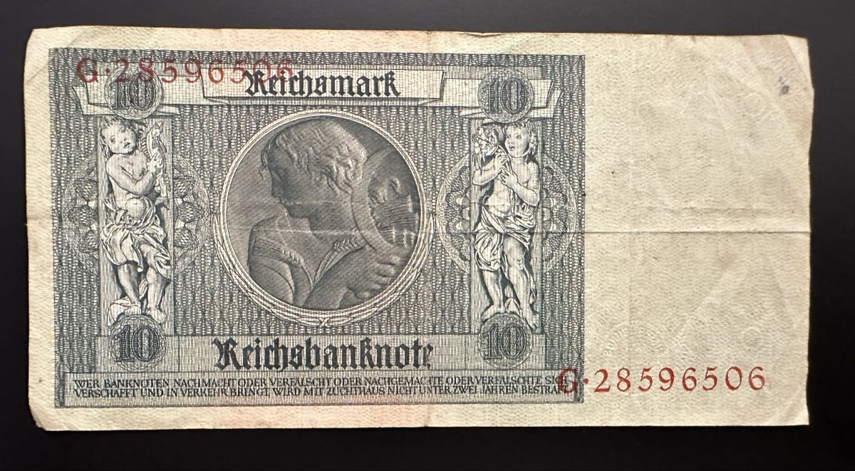 Banconote: Reichsbanknote 1929 Zehn Mark  – Usato da Watt venduto da Coins13 1