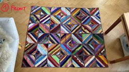 Patchwork Decke aus Baumwolle (zwei Stück)