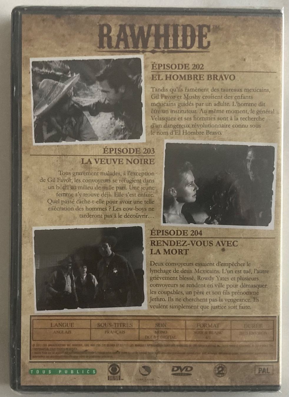 Tutti i DVDs: CLINT EASTWOOD - RAWHIDE N°68 – Usato da Poliez-Pittet venduto da Newtown-Records 4