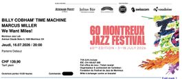 Ticket MJF jeudi 16.07.2026 We Want Miles !