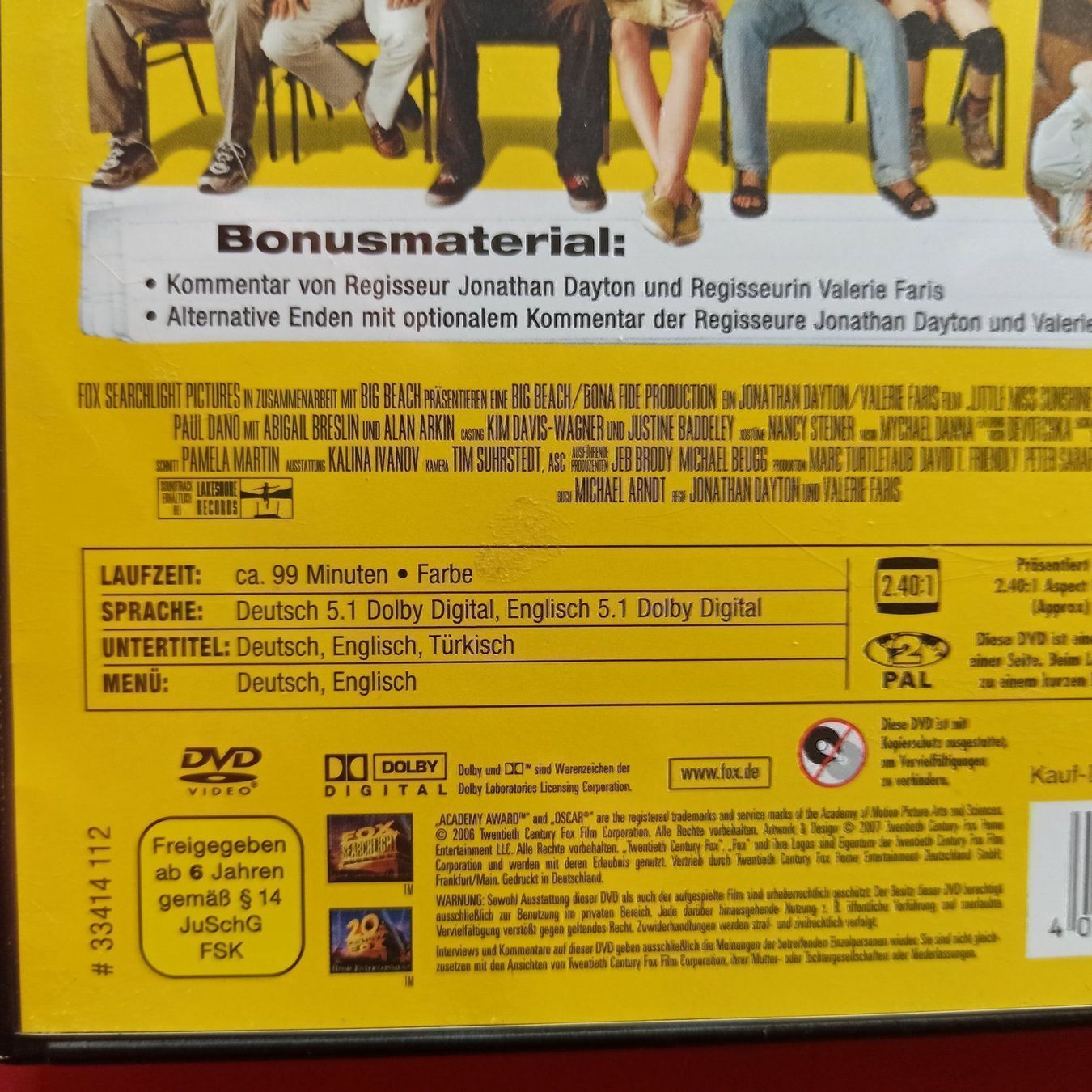 Tutti i DVDs: Little Miss Sunshine – Usato da Dübendorf venduto da kb86_MOVIE 2
