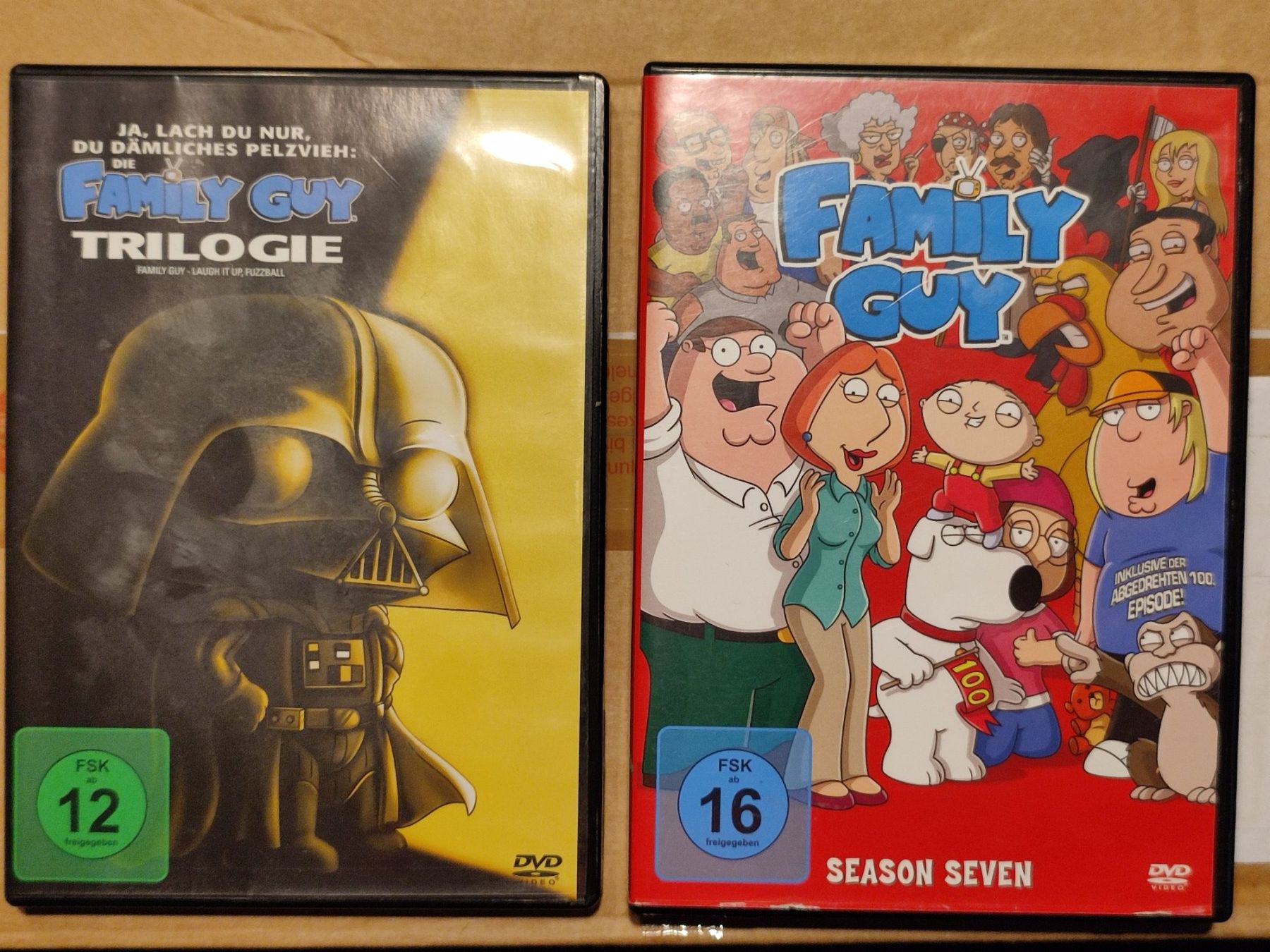 Tutti i DVDs: Family Guy DVDs: Star Wars Trilogie + Staffel 7 – Usato da Zürich venduto da Haha11