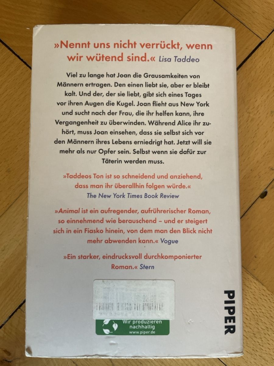 Libri: Buch Animal von Lisa Taddeo – Usato da Zürich venduto da joa_7xds 1