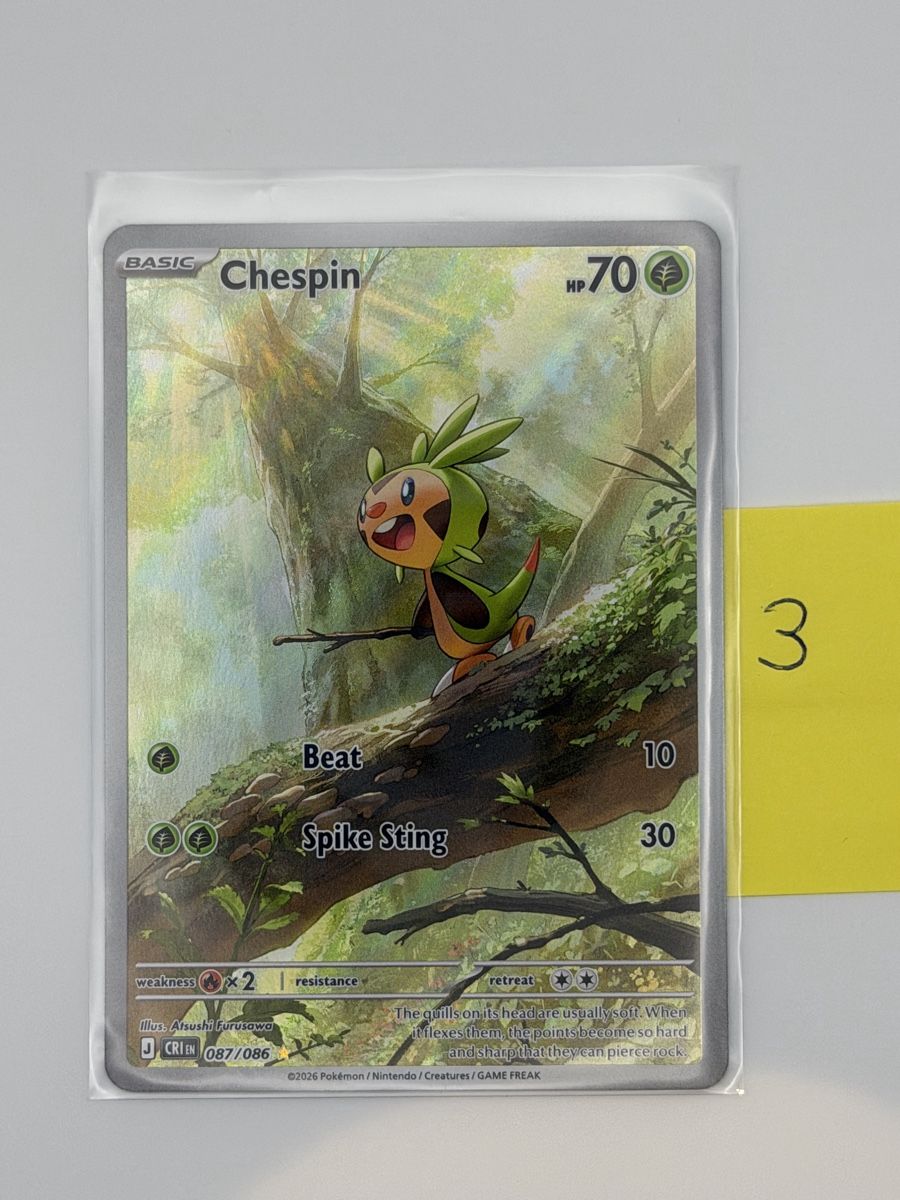 Pokémon Sammelbilder & Trading cards: Pokémon Chespin 087/086 – Neu (gemäss Beschreibung) aus Uster von CDM96