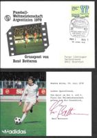 Sonderbrief Fussball WM Argentinien 1978 Grusspost Botteron