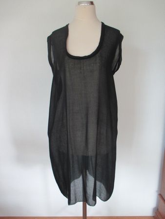LOMBERTO LOSANI Bluse Sommer Tunika S noir black