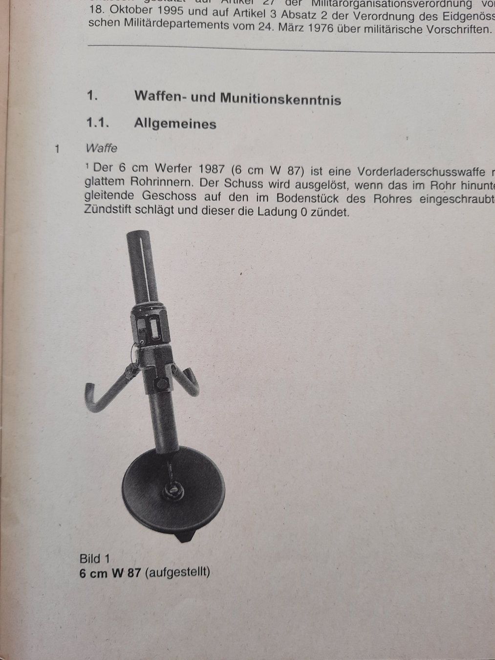 Libri: 6 cm Werfer 1987 – Usato da Ruswil venduto da Sammlergeist 2