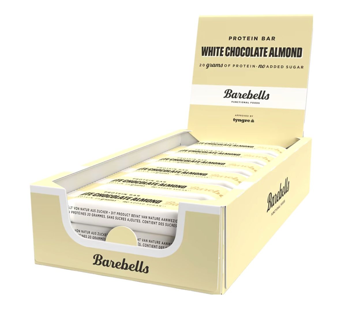 Nocco Lebensmittel & Spezialitäten: Barebells Protein White Chocolate Almond – Neu und originalverpackt aus Bazenheid von Vita_Kampfsport