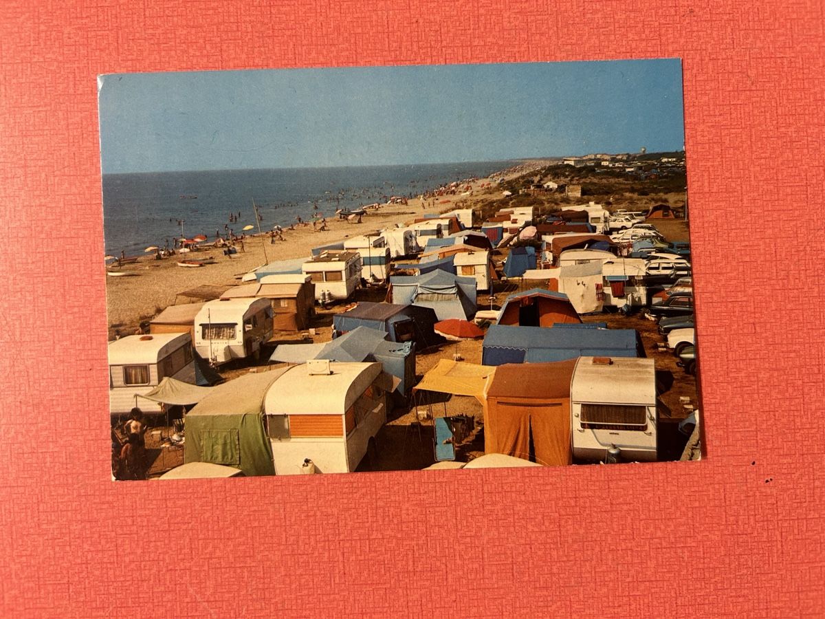 Cartoline postali: Ansichtskarte Frankreich Camping Le Petit Mousse 1979 – Usato da Lanzenhäusern venduto da vic63