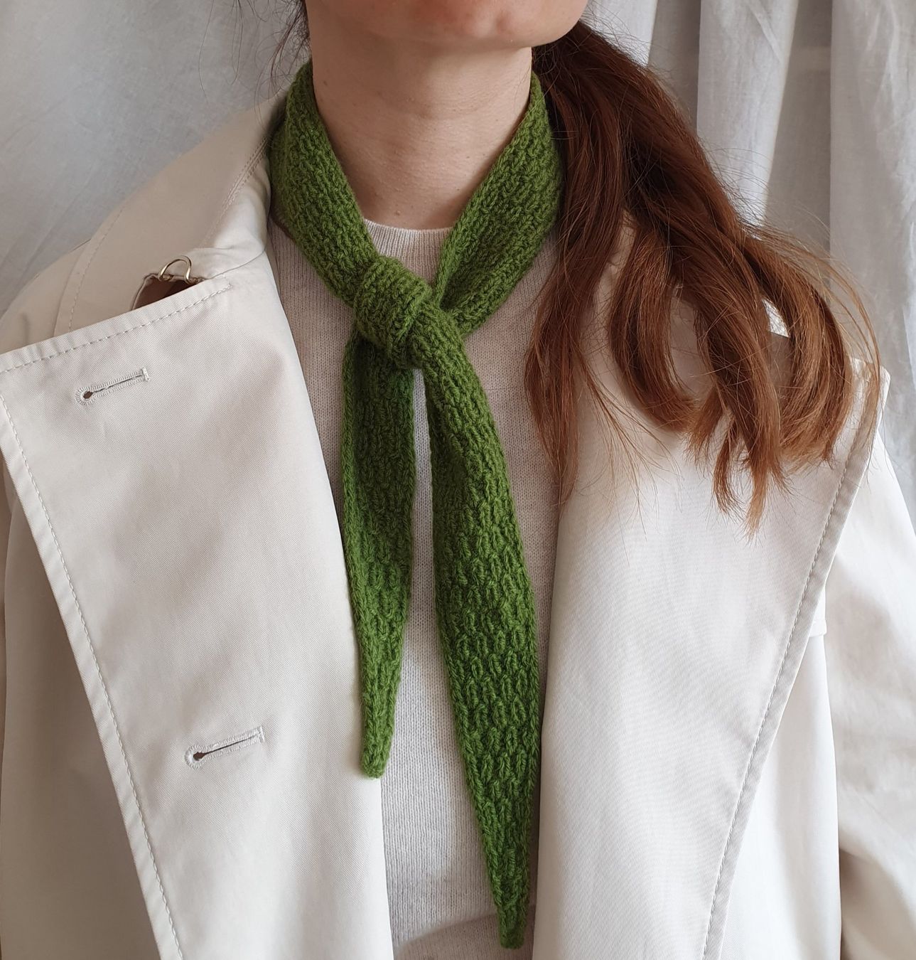 Foulard & Sciarpe: Mini scarf, Strickschal, Handgestrickt, Unikat, Geschenk – Nuovo e nell'imballaggio originale da Neunkirch venduto da Sandramay 8