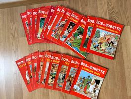 Lot de 21 BD Bob et Bobette, 1977-1990. Ed. ERASME