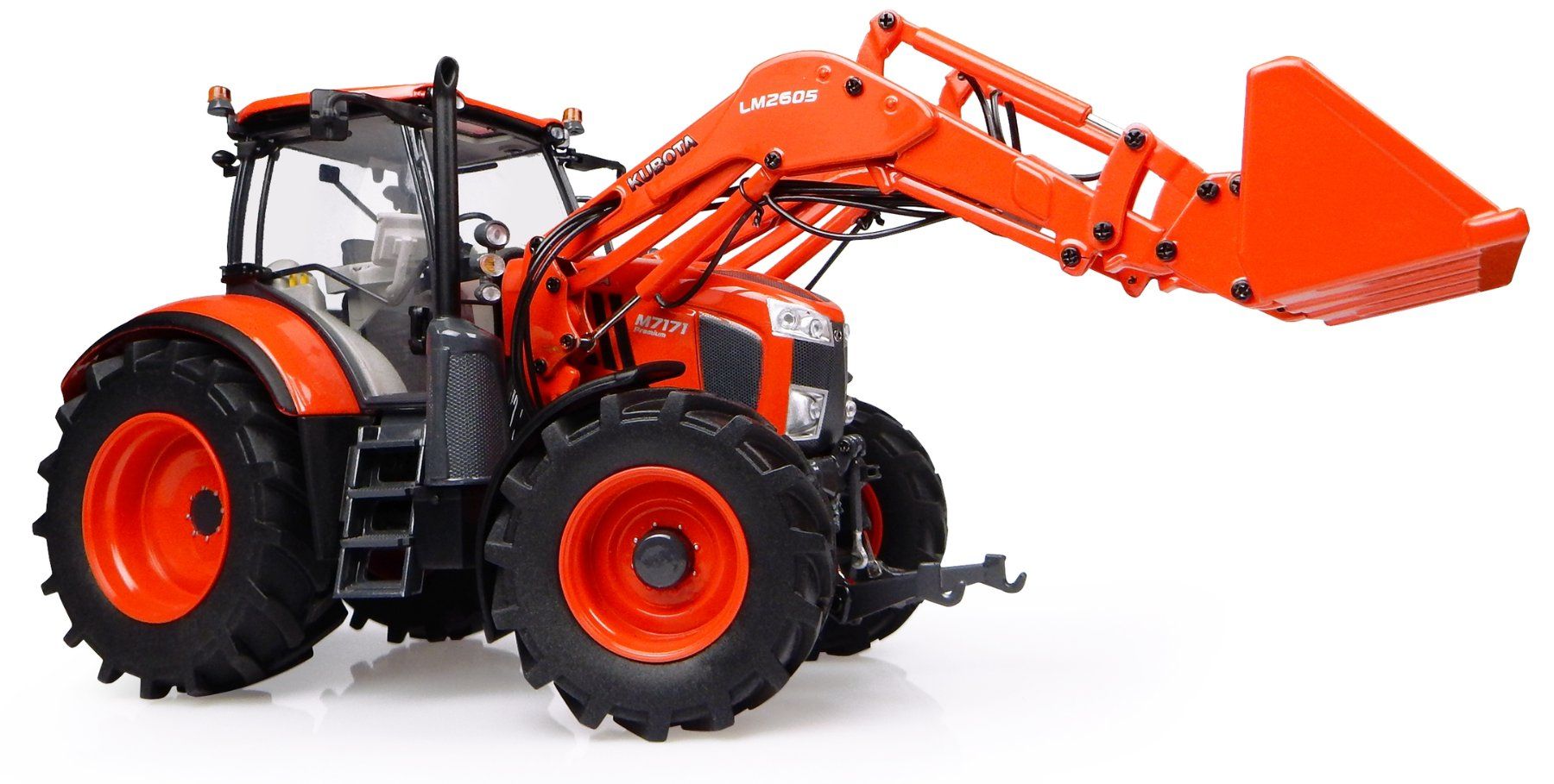Kubota Kits de montage: UNIVERSAL HOBBIES 4940 1/32 Kubota M7171 with front loader – Neuf avec emballage d'origine à Lausanne par Techobby