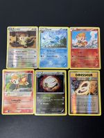 Lot 6 cartes Pokémon Ancienne diverse série (2008 à 2016)