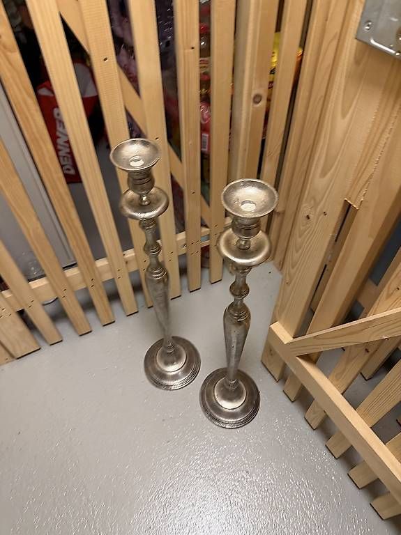 Kerzenständer: 2 grosse Kerzenständer Silber – Neu und originalverpackt aus Reiden von mim_9scr