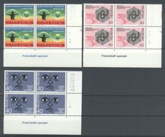 1973, Sondermarken II, Viererblöcke **