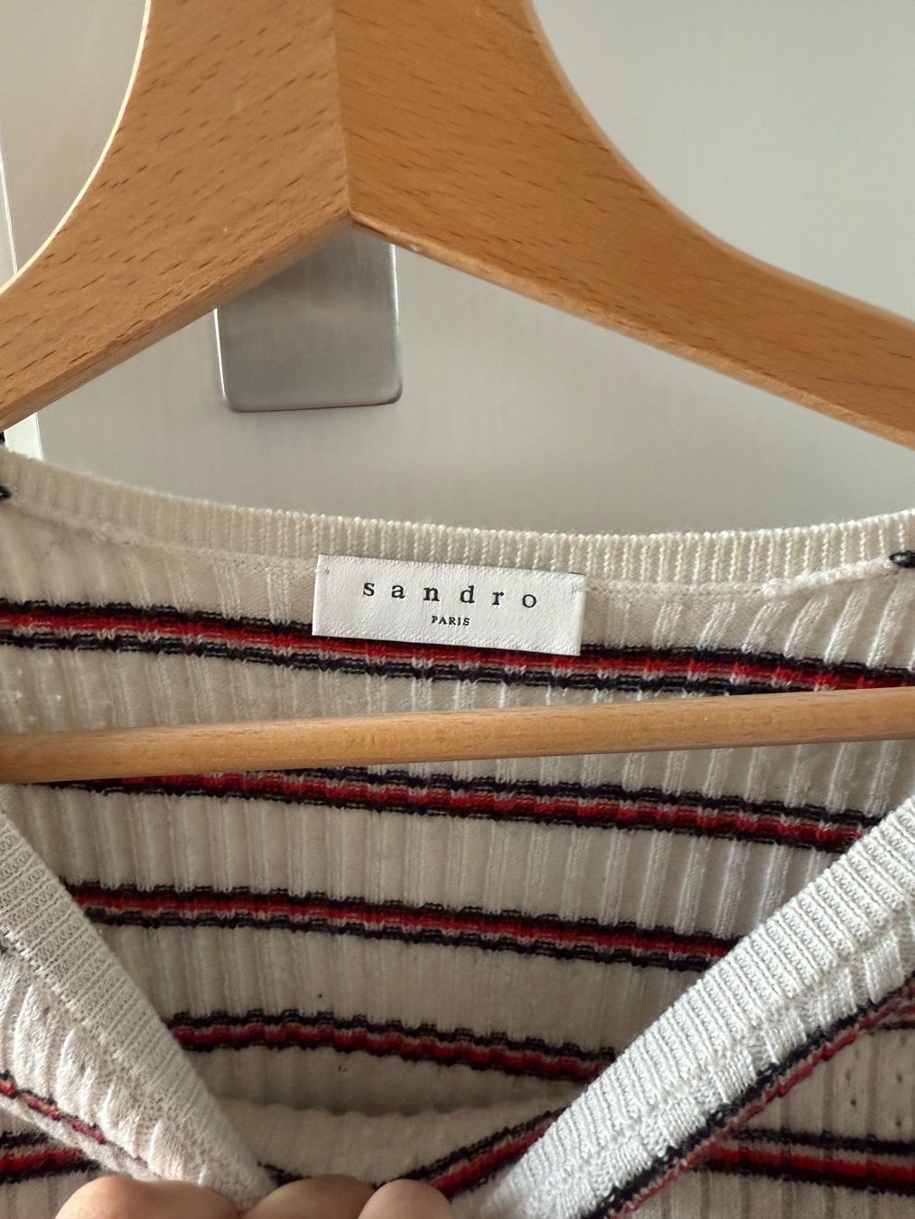 Sandro Maglioni & Felpe: Sandro Paris Strickpullover, gestreift, Grösse 36 – Usato da Ettingen venduto da cla_526w 2