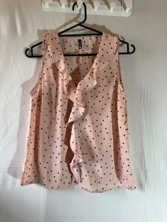 Bluse mit Punkten von Chicoree Gr. S