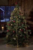 LED Weihnachtsbeleuchtung, Baummantel mit Ring