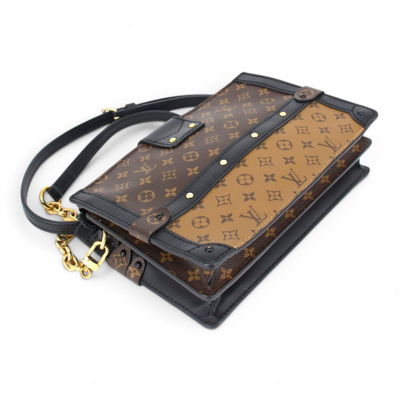 Louis Vuitton Sacs femmes: Louis Vuitton Petite Malle Monogram reverse – D'occasion à Binningen par Designerlabels 8
