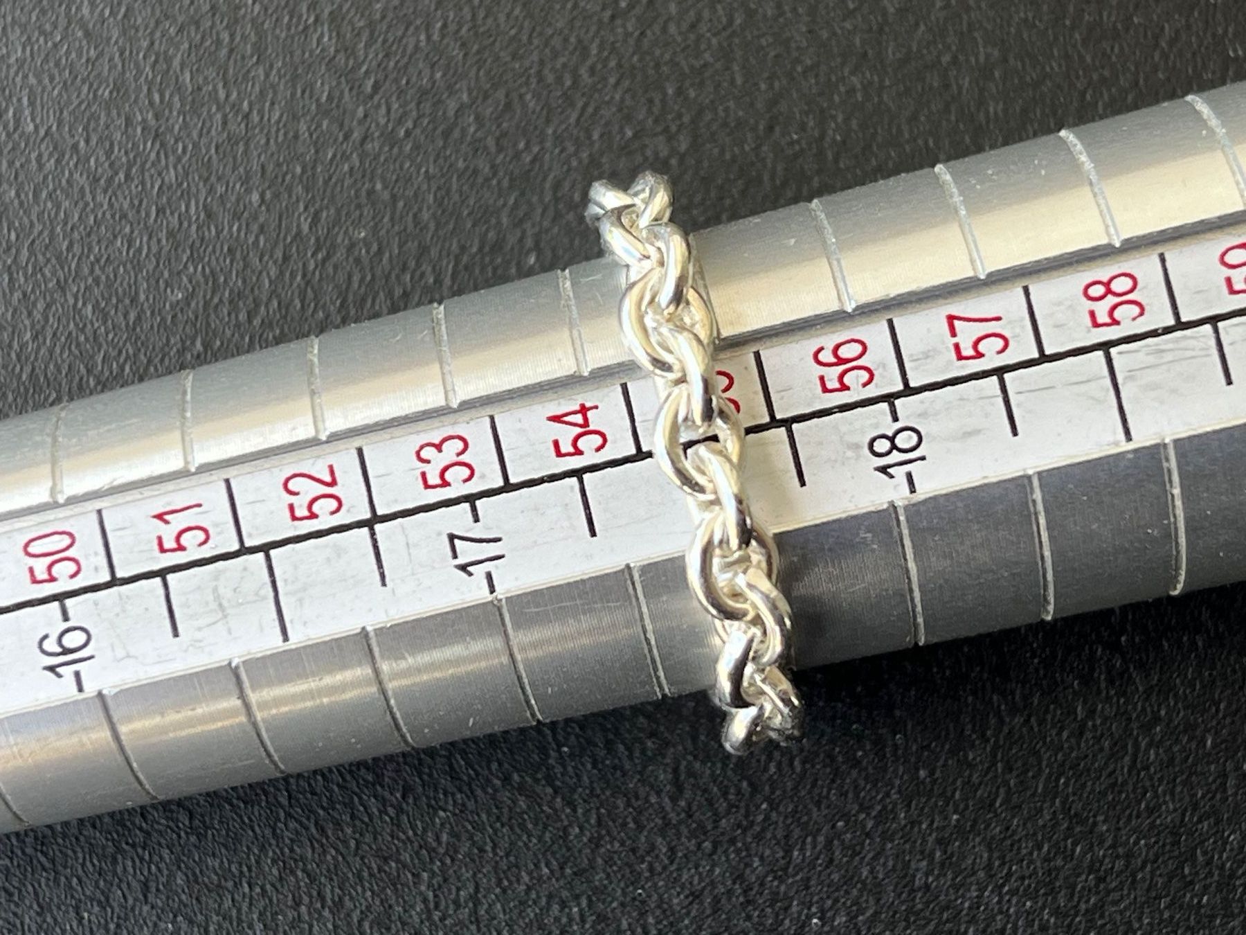 Anelli: Chain-Ring (Silber 925 / Grösse 55) – Nuovo e nell'imballaggio originale da Bern venduto da click4buying 5