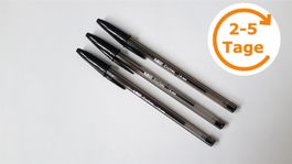 Kugelschreiber, 3er, BIC Cristal schwarz