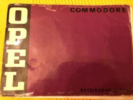 Opel Commodore 1973 Betriebsanleitung/Oldtimer