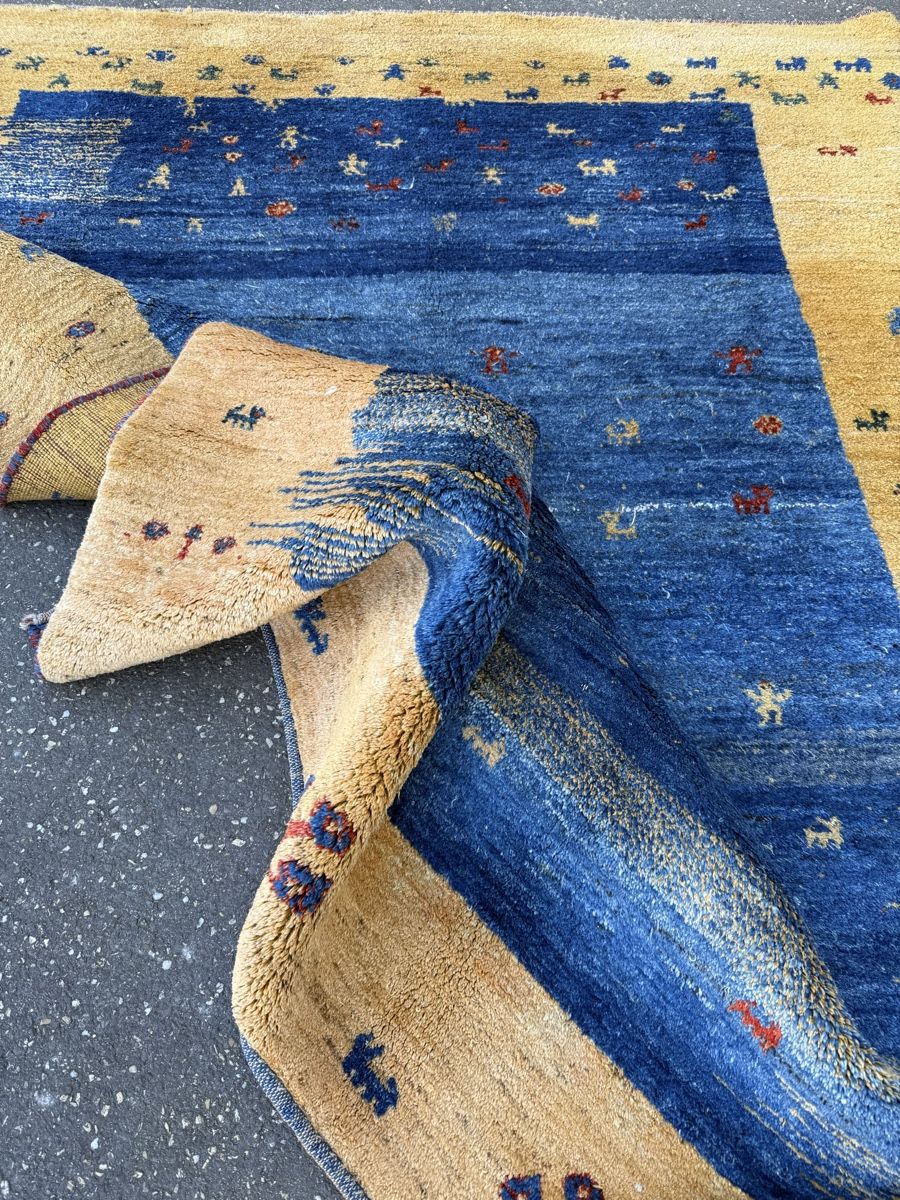 Gabbeh Tappeti: Wunderschöner Handgeknüpfter Teppich Gabbeh.257x220.cm – Usato da Sempach venduto da Star7 7
