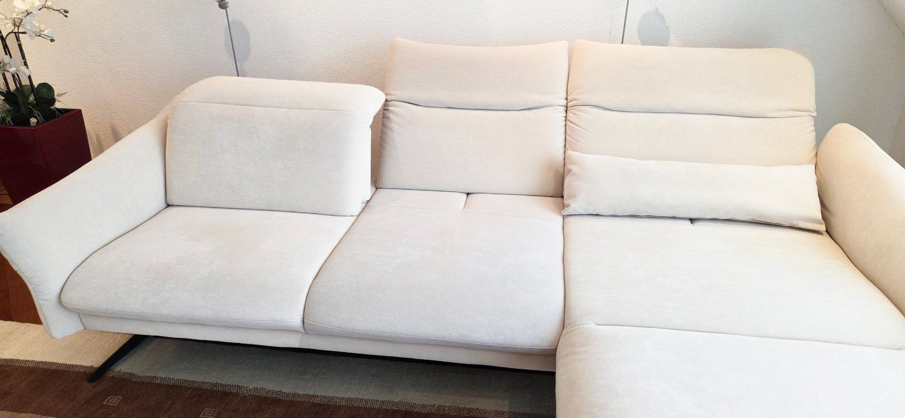Himolla Sofas: Polstergarnitur Himolla 1808 Farbe natur – Neuf (Voir description) à Dübendorf par Wombatz 3