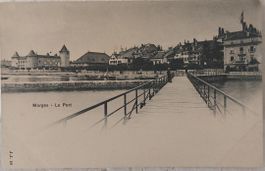 MORGES - Le Port - Hôtel du Mont-Blanc