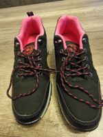 Damen Wanderschuhe Gr. 40, schwarz/grau/pink