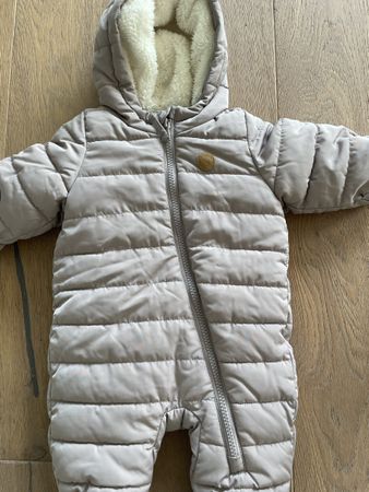 Warm Baby Winter Suit with Hood and Fur Lining