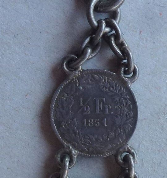 Catenine: Schweizer Münzkette ab 1850 – Usato da Walkringen venduto da Casablanca777 4
