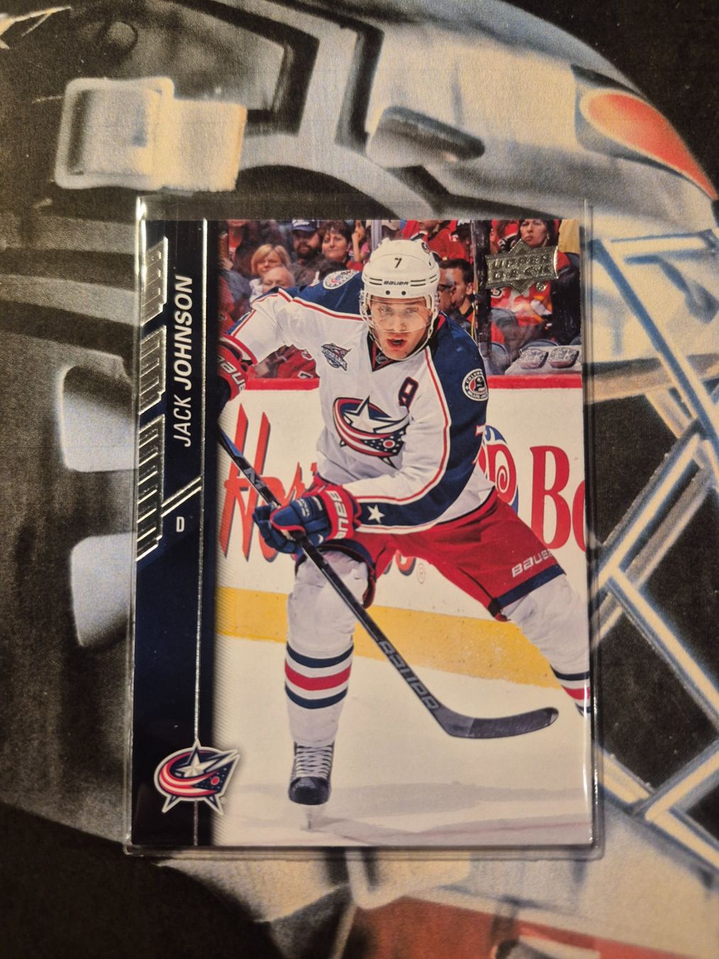 NHL Carte collezionabili: NHL Jack Johnson Columbus Blue Jackets – Usato da Treiten venduto da Sauber73