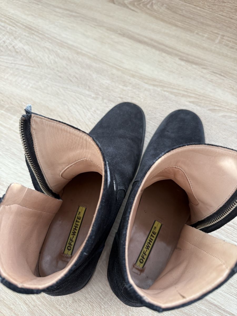 Off-White Scarpe da uomo: Off-White Boots Suède | Pointure 42 | Virgil Abloh | tromb – Usato da Genève venduto da sst_nv8c 4