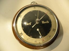 Alter runder Barometer von Lufft