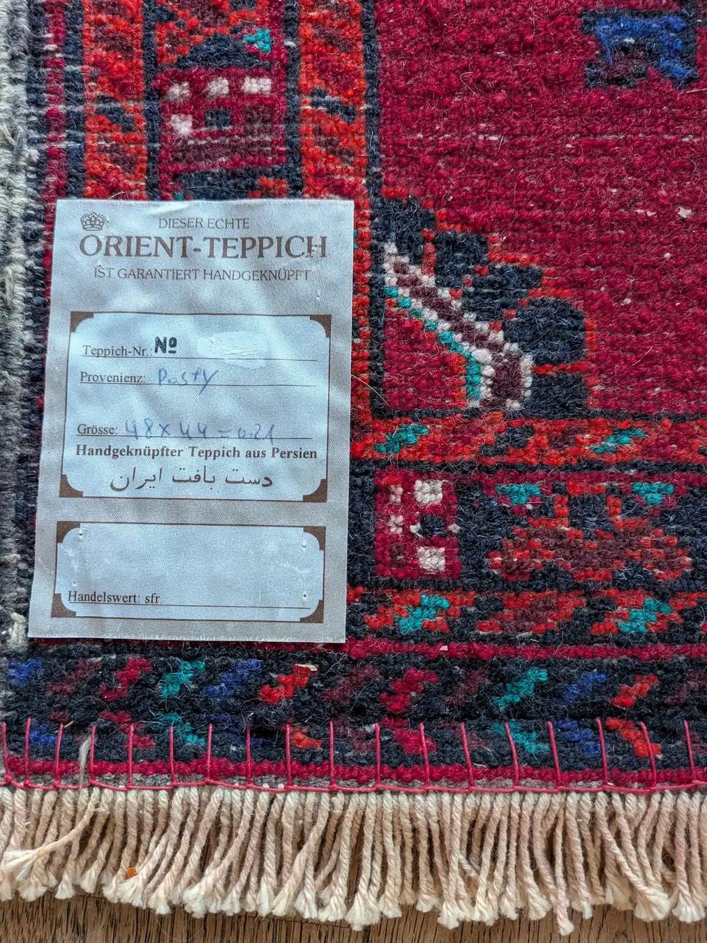 Tappeti: Orient-Teppich handgeknüpft – Usato da Oberwil BL venduto da Klang 1