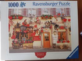 Ravensburger Puzzle 1000 Teile Haus mit Herzen