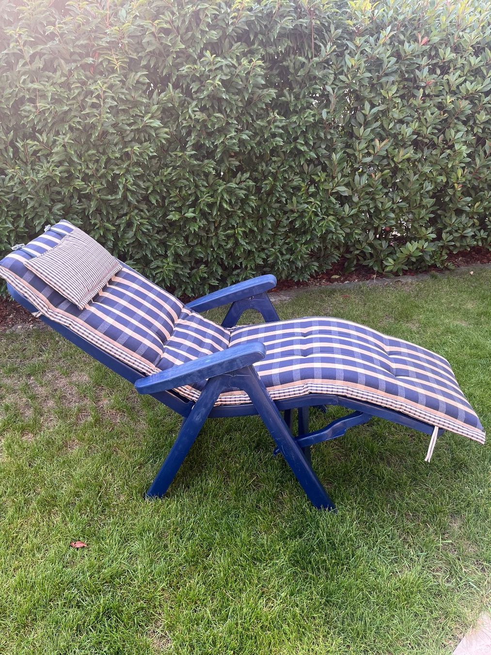Chaises longues: Garten Liegestuhl, mit Auflage – D'occasion à Othmarsingen par nicolealex01 1