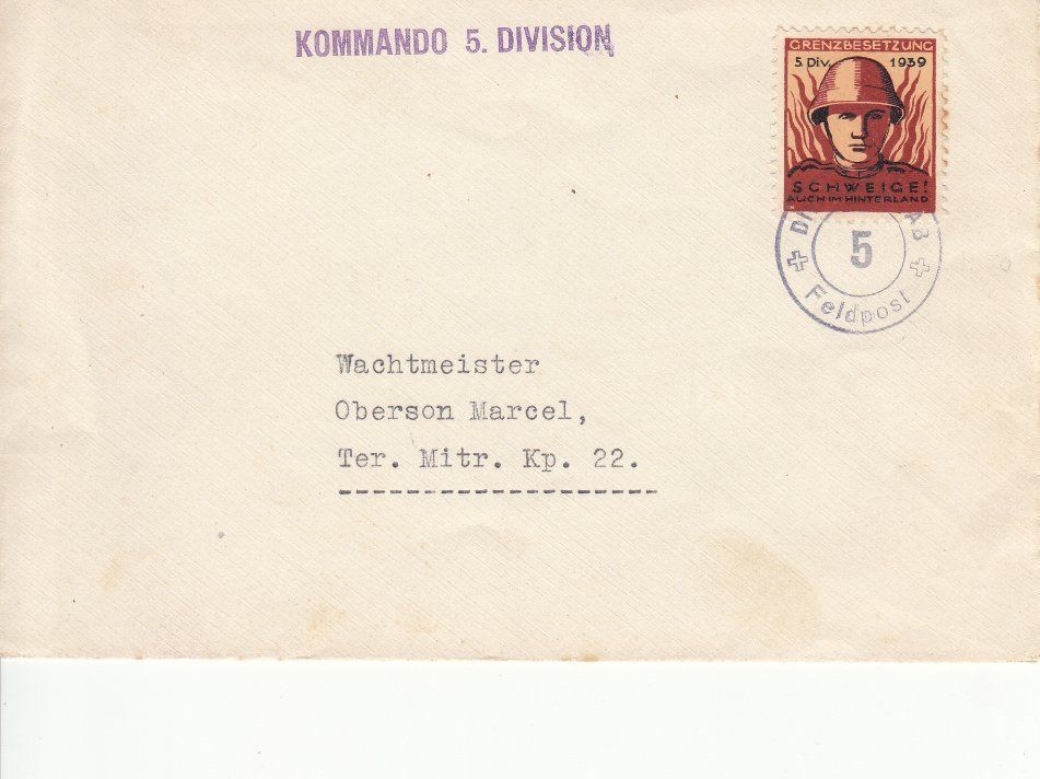 Tous les timbres: Kommandostäbe Wi 43 auf Brief – D'occasion à Bürglen TG par StampGraf