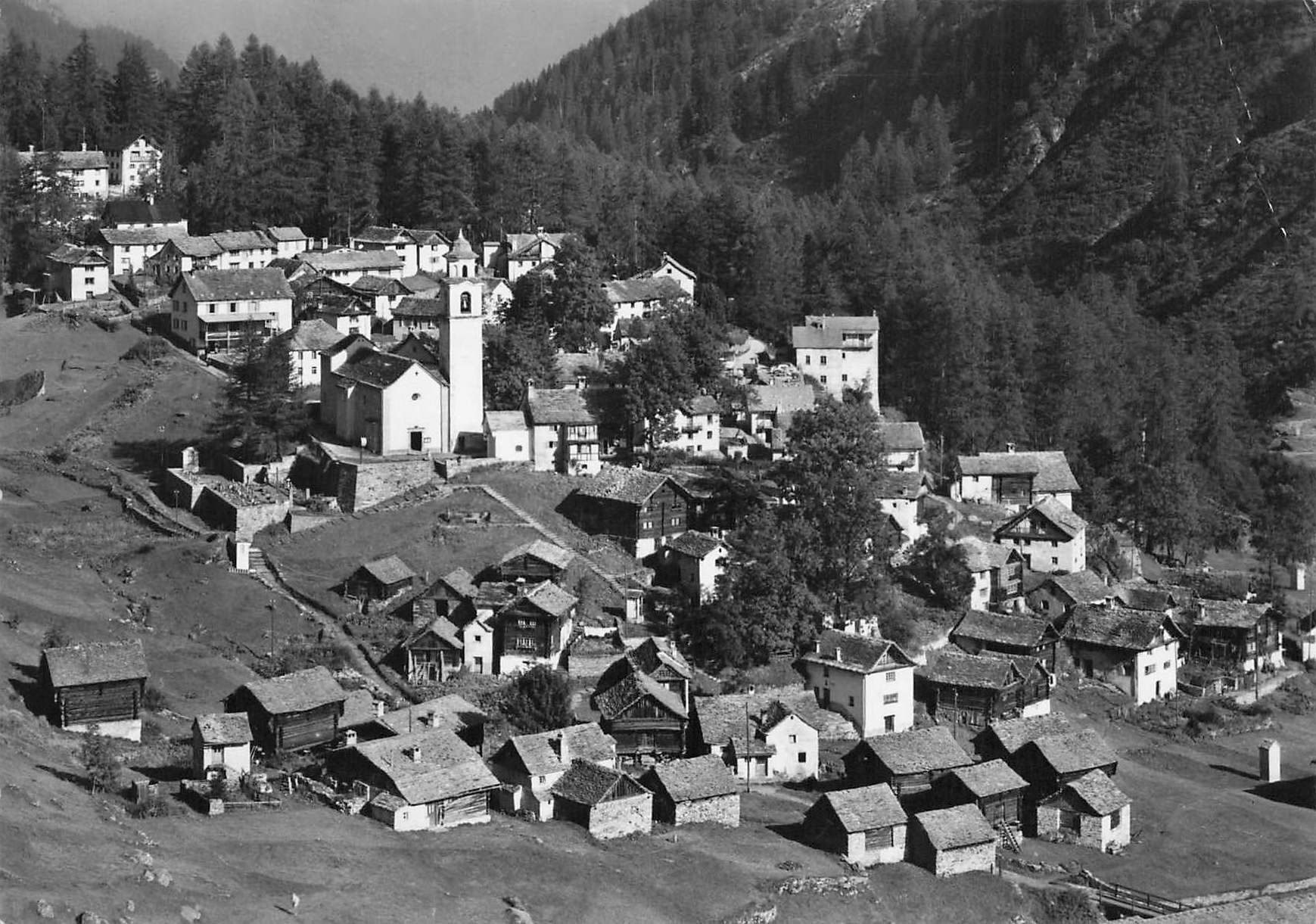 Cartoline postali: Bosco Gurin Maggia G – Usato da Biasca venduto da Blenio71