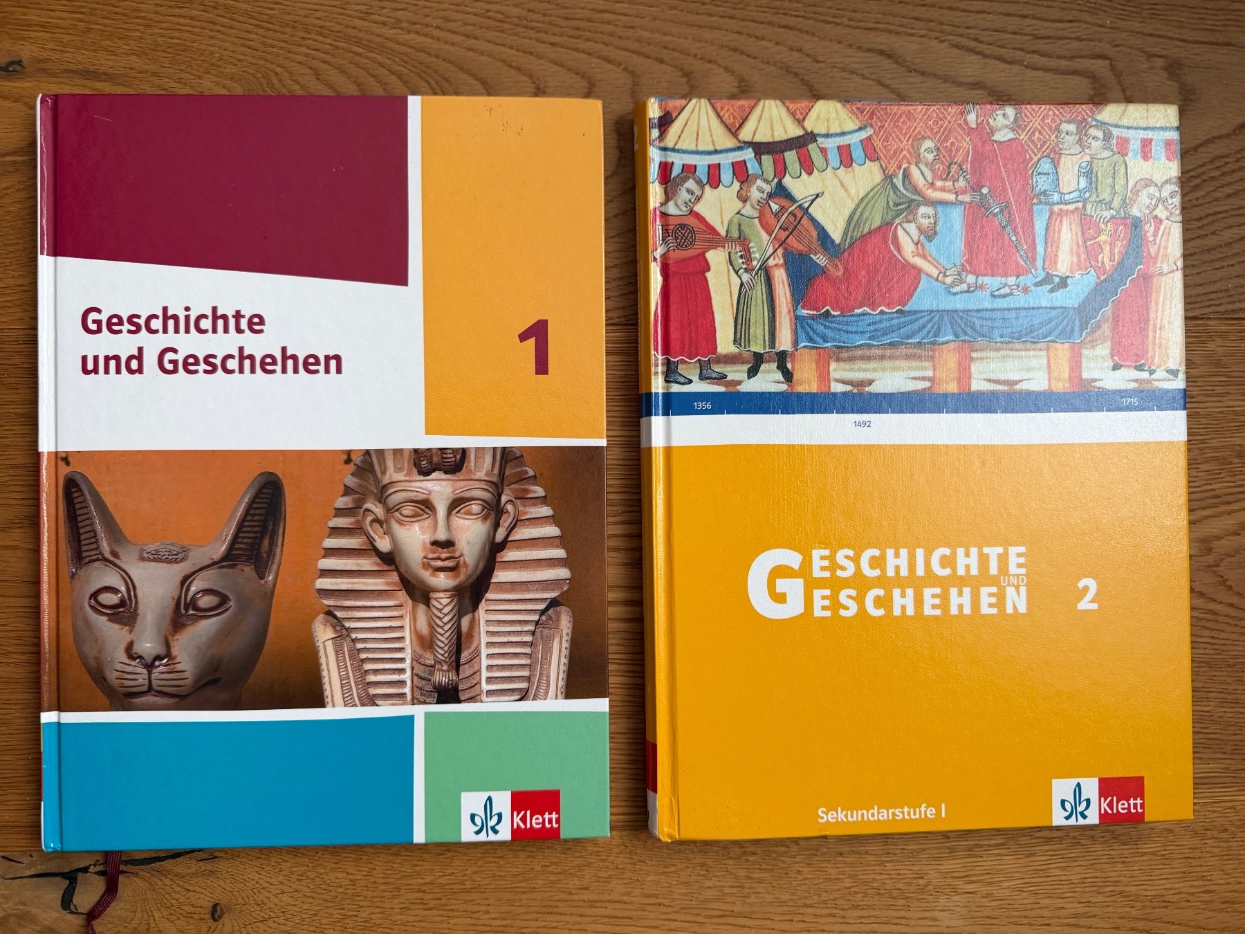 Bücher: Geschichte und Geschehen 1 und 2 KLETT – Gebraucht aus Zug von kuba1972