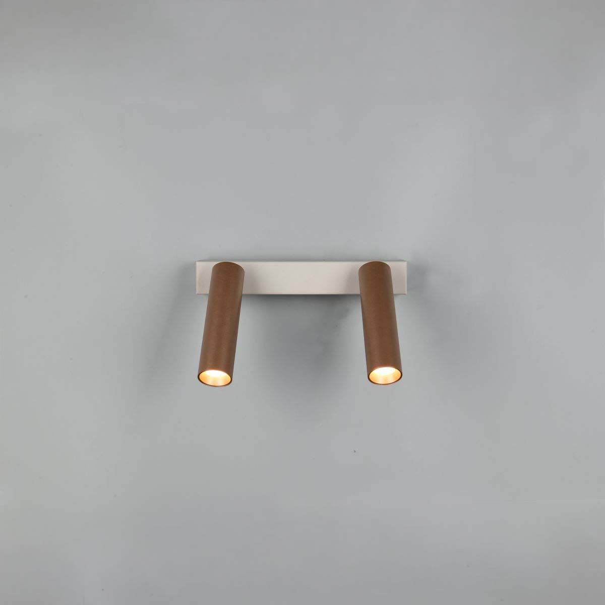 Lampade: Strahler, 2er, Coffee, 26 cm x 4 cm – Nuovo (secondo la descrizione) da Kreuzlingen venduto da Smart-Light 4