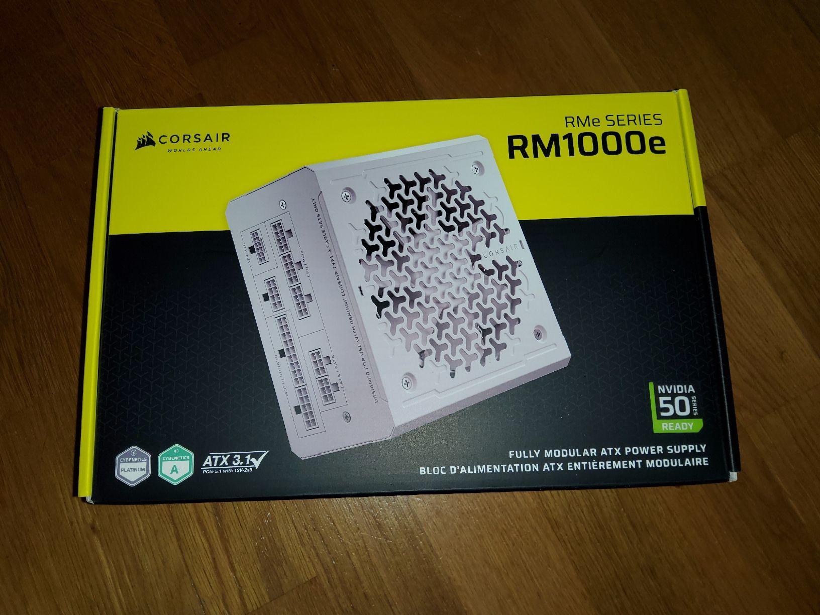 Corsair Componenti elettronici: Alimentation PC Corsair Rm1000e 80 plus gold – Nuovo (secondo la descrizione) da Rennaz venduto da Baaron84