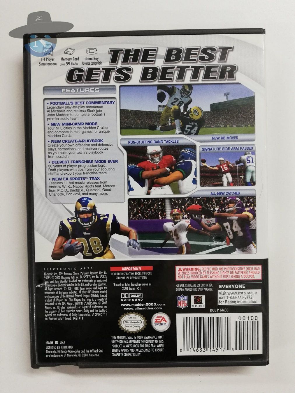 Nintendo Giochi: Madden 2003             / USA / Gamecube – Usato da St. Gallen venduto da zorro_dc 1
