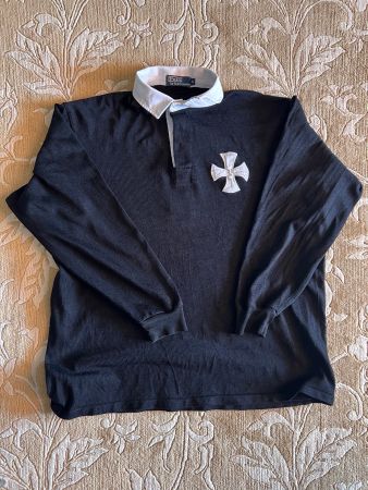 RALPH LAUREN Rugby Shirt L mit Malteserkreuz und grosser 7