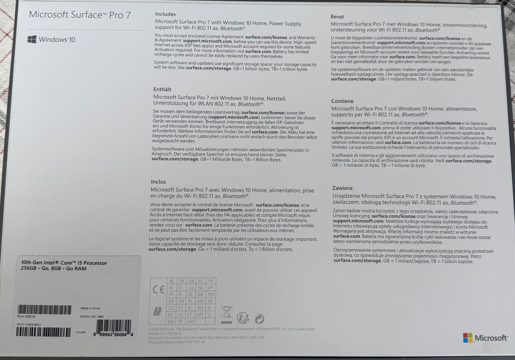 Microsoft Notebooks: Microsoft Surface Pro 7 – Gebraucht aus Rehetobel von Andrin1003 4