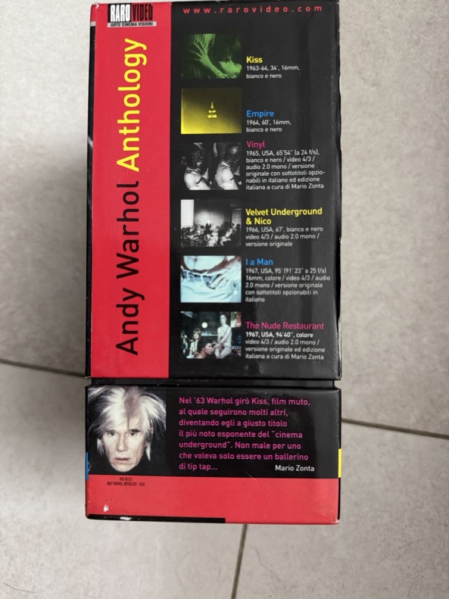 Tous les DVDs: Andy Warhol Anthology DVD Box Set Rare Video Edition – D'occasion à Martigny par Jacoosh1234 3